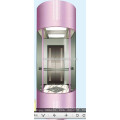 Sightseeing Elevator with Stainless Steel Round Handrail